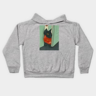 Curious cats Kids Hoodie